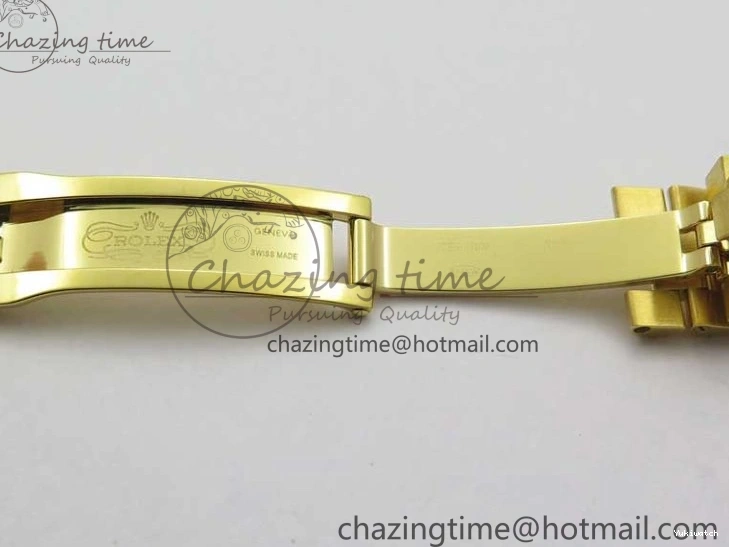 Best 31mm Malachite Bracelet EWF on Dial YG Daydate YG Edition 278288 Green ETA2688 President 0416